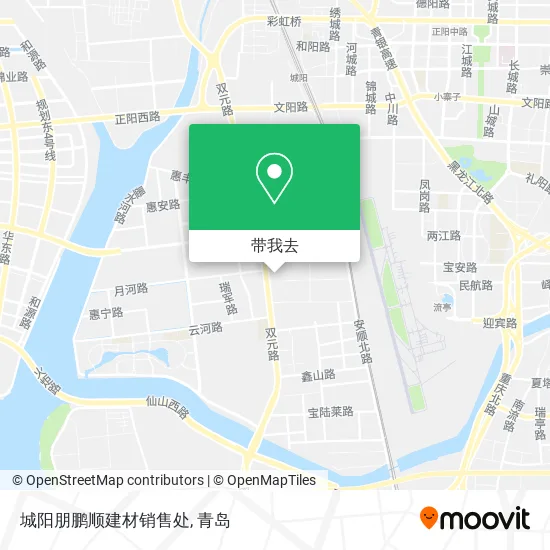 城阳朋鹏顺建材销售处地图