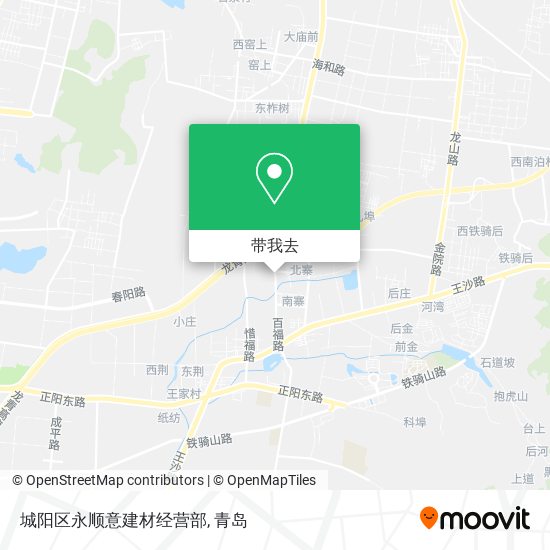 城阳区永顺意建材经营部地图