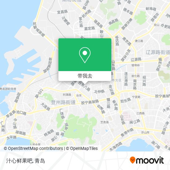 汁心鲜果吧地图