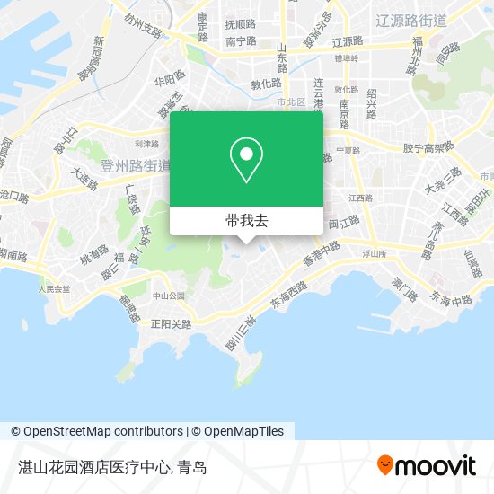湛山花园酒店医疗中心地图