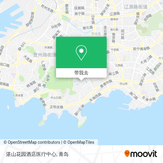 湛山花园酒店医疗中心地图