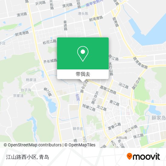 江山路西小区地图