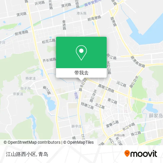 江山路西小区地图