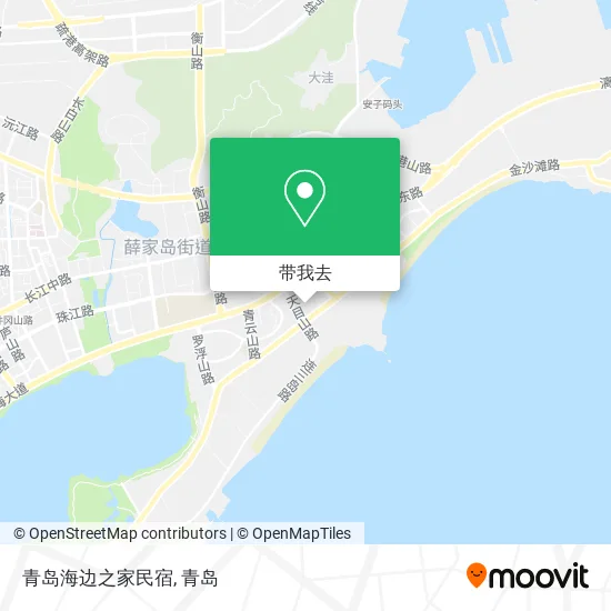 青岛海边之家民宿地图