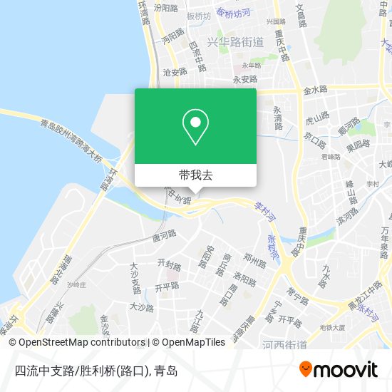 四流中支路/胜利桥(路口)地图