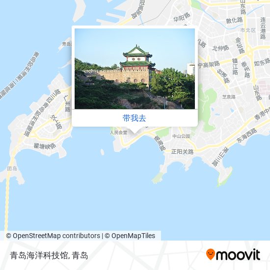 青岛海洋科技馆地图