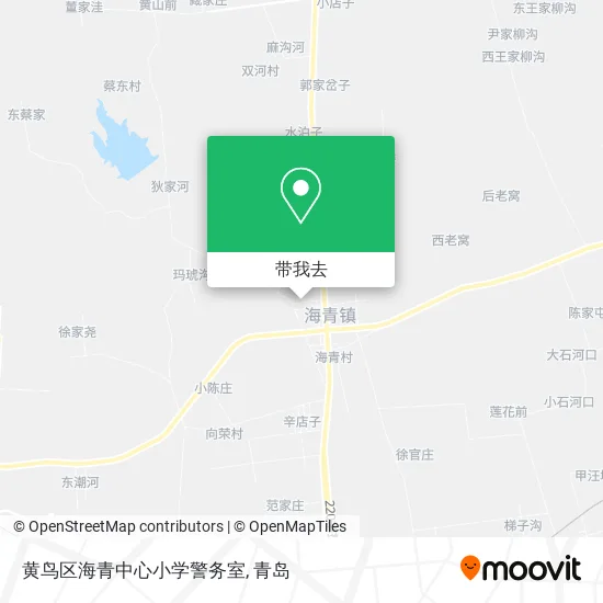 黄鸟区海青中心小学警务室地图