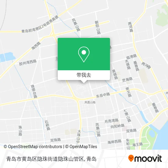 青岛市黄岛区隐珠街道隐珠山管区地图