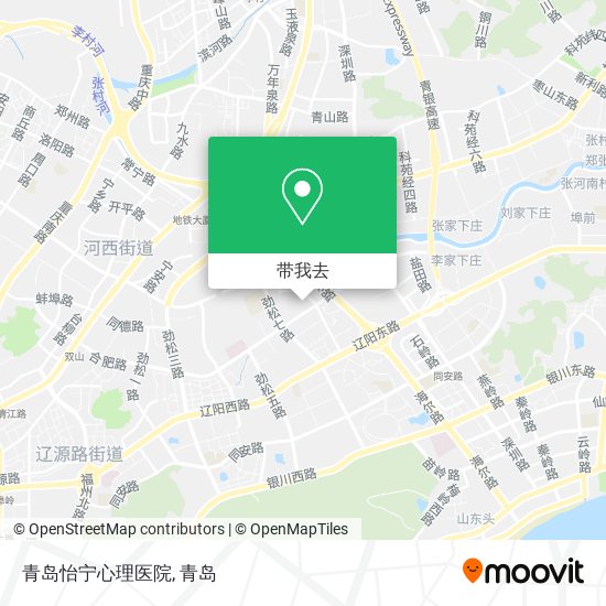 青岛怡宁心理医院地图