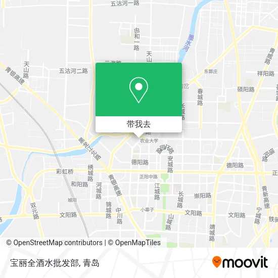 宝丽全酒水批发部地图