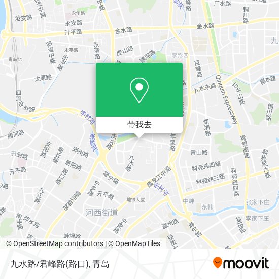 九水路/君峰路(路口)地图