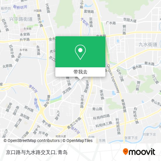京口路与九水路交叉口地图