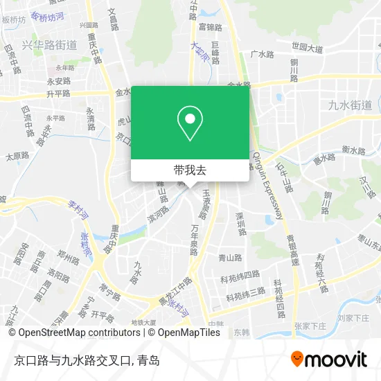 京口路与九水路交叉口地图