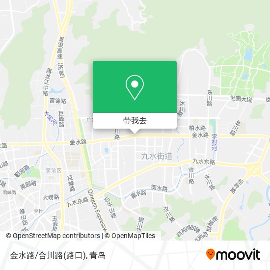 金水路/合川路(路口)地图