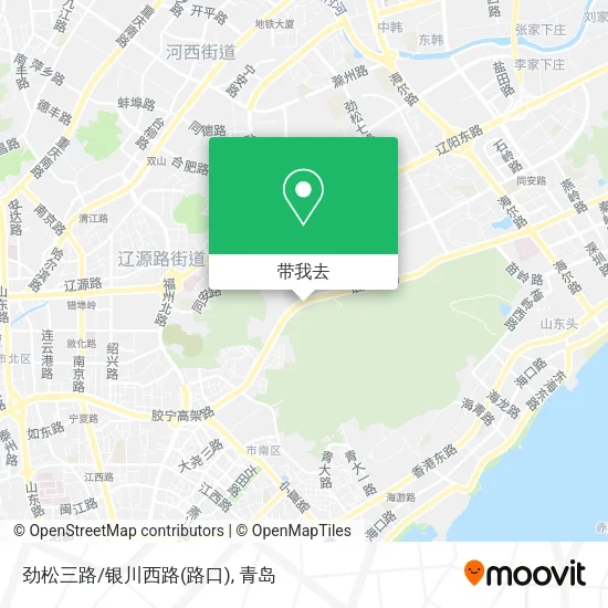 劲松三路/银川西路(路口)地图