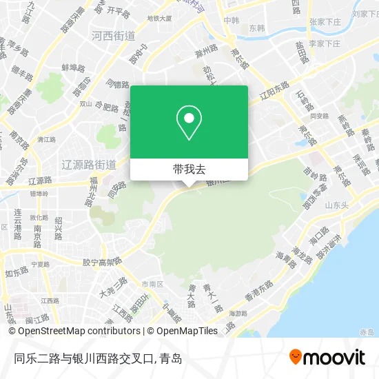 同乐二路与银川西路交叉口地图