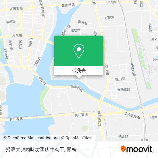 摇滚大叔卤味坊重庆牛肉干地图