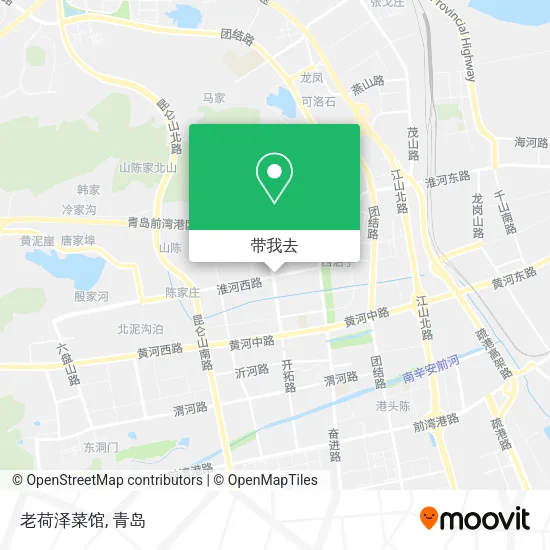 老荷泽菜馆地图