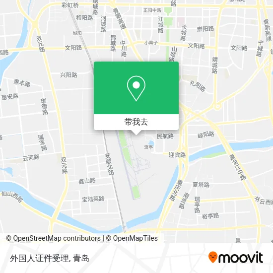 外国人证件受理地图