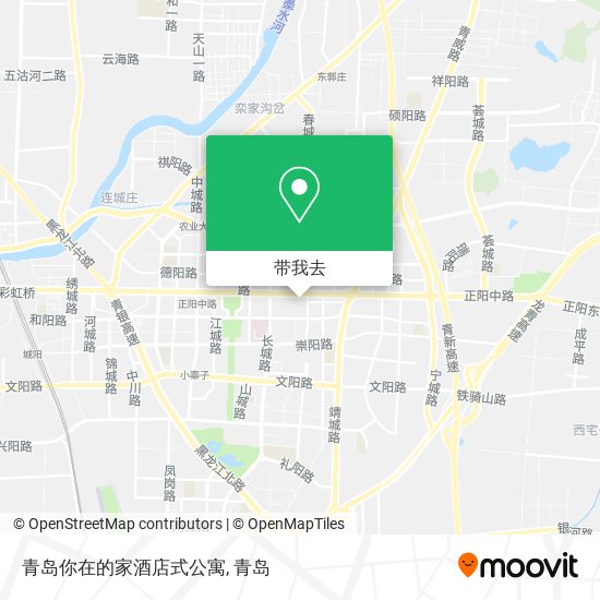 青岛你在的家酒店式公寓地图