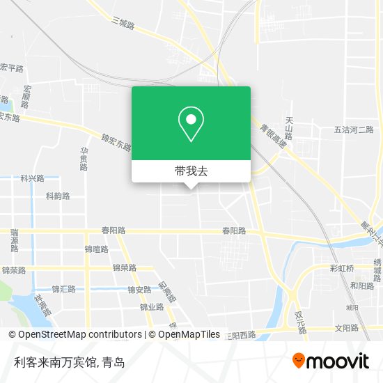 利客来南万宾馆地图