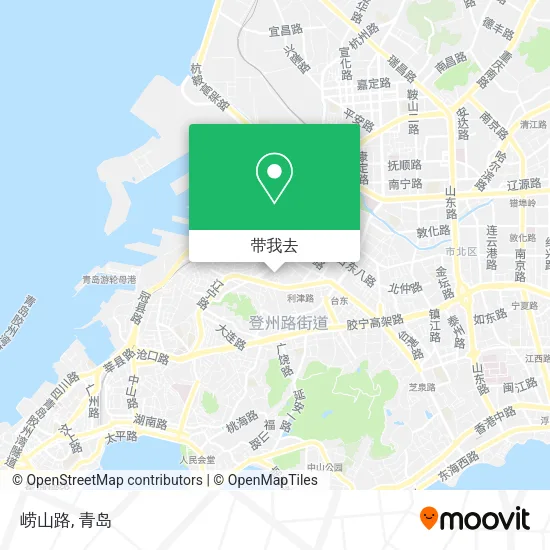 崂山路地图