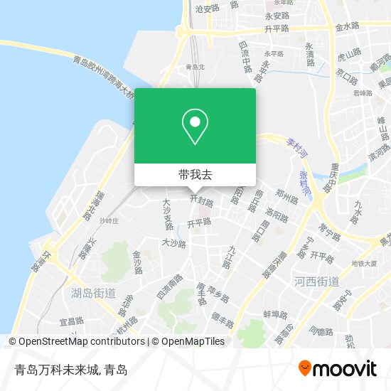青岛万科未来城地图