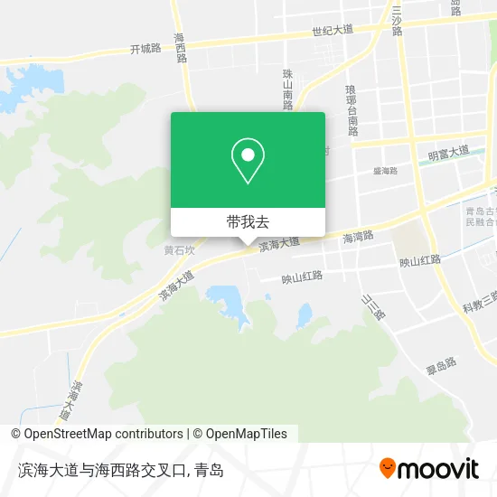 滨海大道与海西路交叉口地图