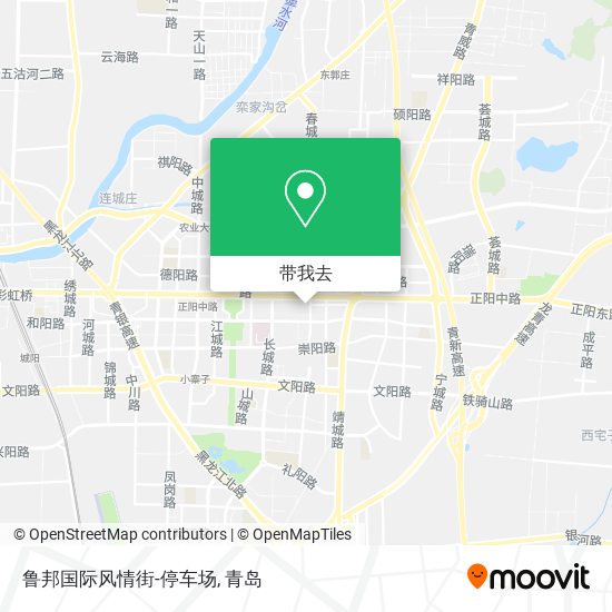 鲁邦国际风情街-停车场地图