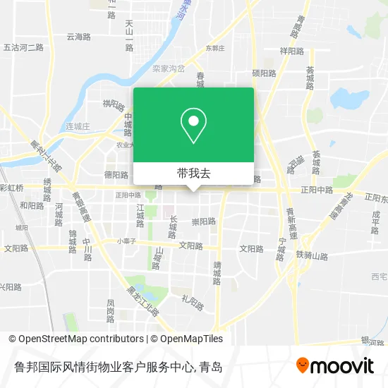 鲁邦国际风情街物业客户服务中心地图