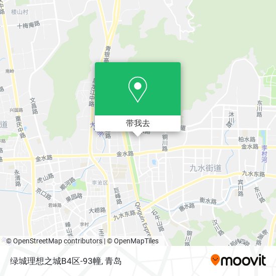 绿城理想之城B4区-93幢地图