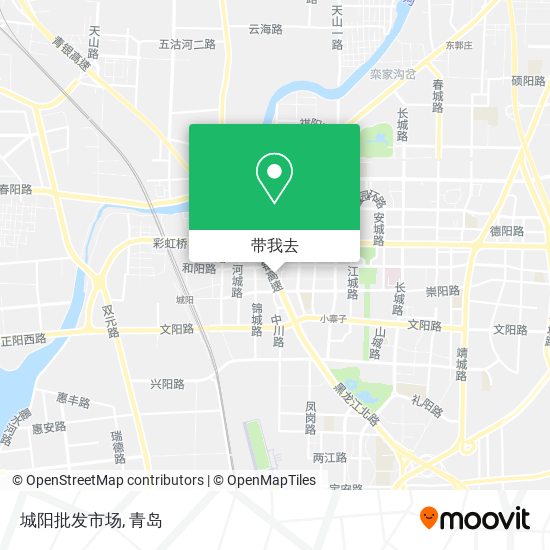 城阳批发市场地图