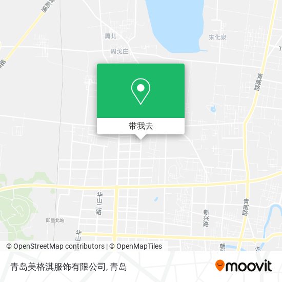 青岛美格淇服饰有限公司地图