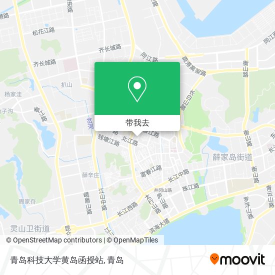 青岛科技大学黄岛函授站地图