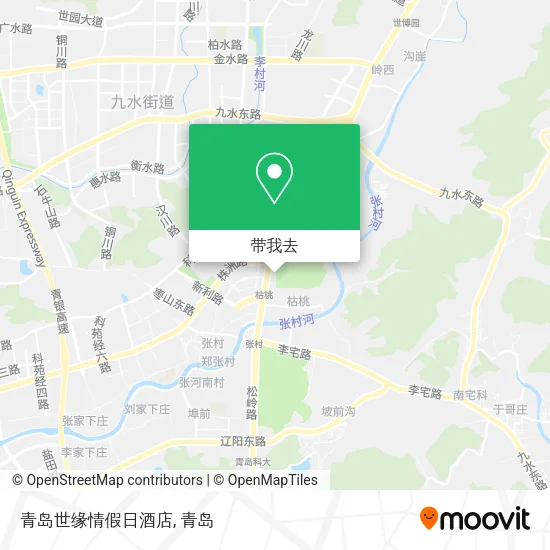 青岛世缘情假日酒店地图