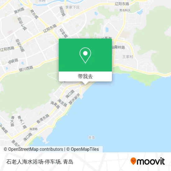 石老人海水浴场-停车场地图