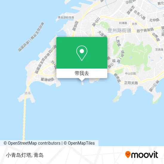 小青岛灯塔地图