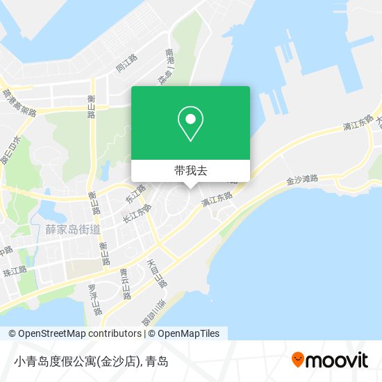 小青岛度假公寓(金沙店)地图
