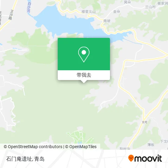 石门庵遗址地图