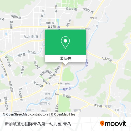 新加坡童心国际青岛第一幼儿园地图