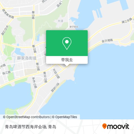 青岛啤酒节西海岸会场地图