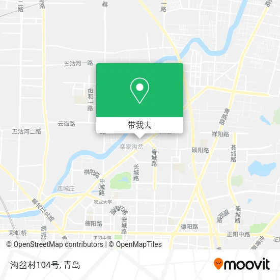 沟岔村104号地图