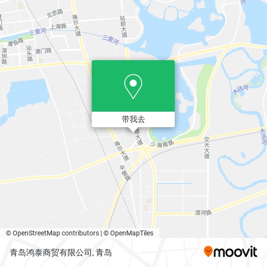 青岛鸿泰商贸有限公司地图