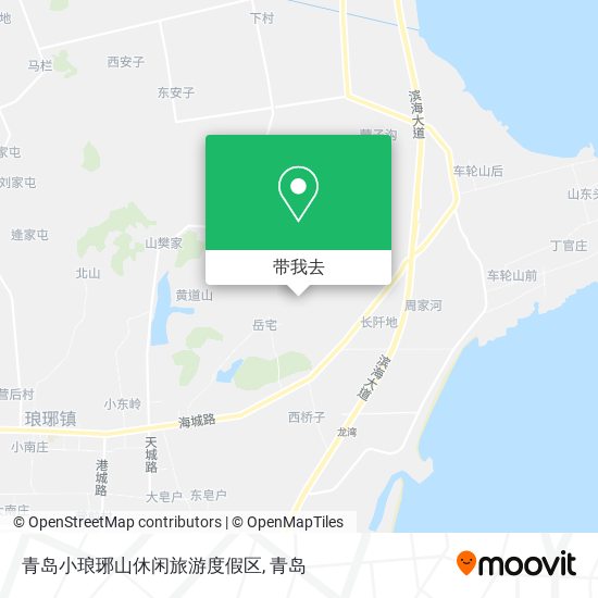青岛小琅琊山休闲旅游度假区地图