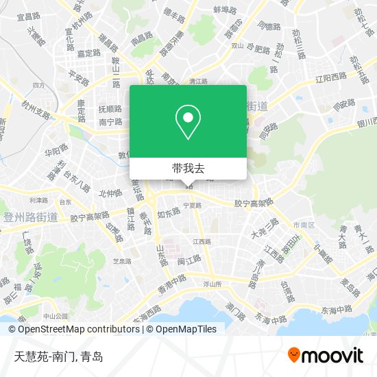 天慧苑-南门地图