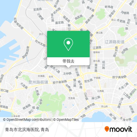 青岛市北滨海医院地图