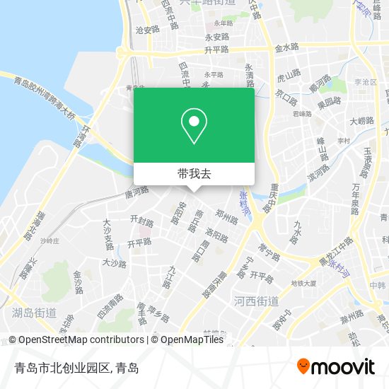 青岛市北创业园区地图