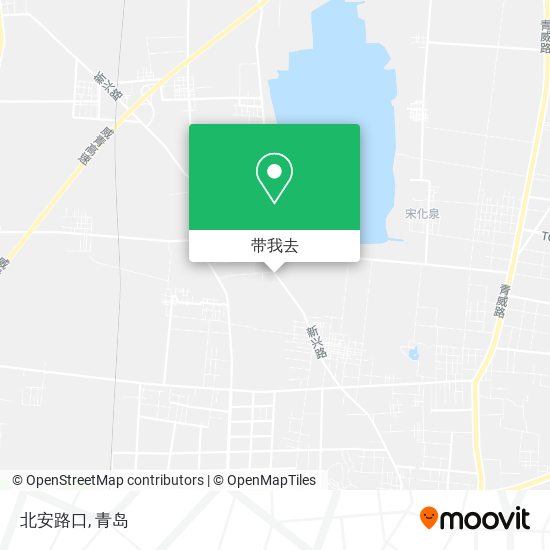 北安路口地图