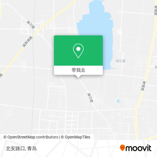 北安路口地图