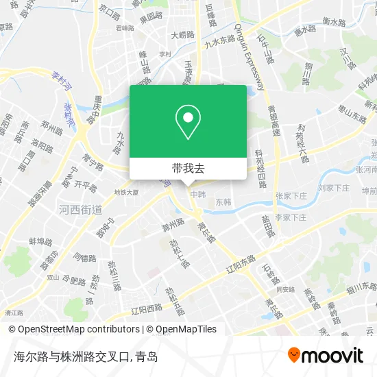海尔路与株洲路交叉口地图